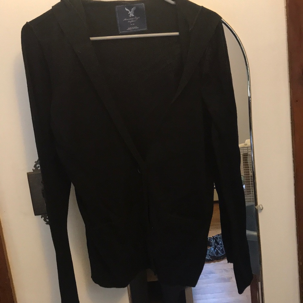 Hooded cardigan